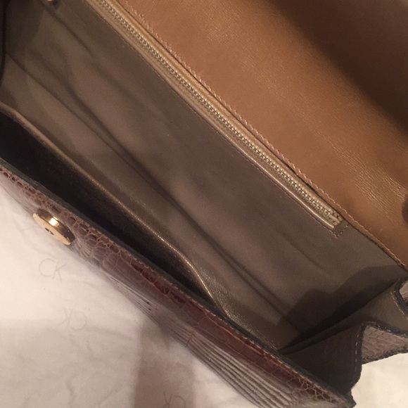 Stunning Vintage authentic crocodile clutch - Picture 8 of 8